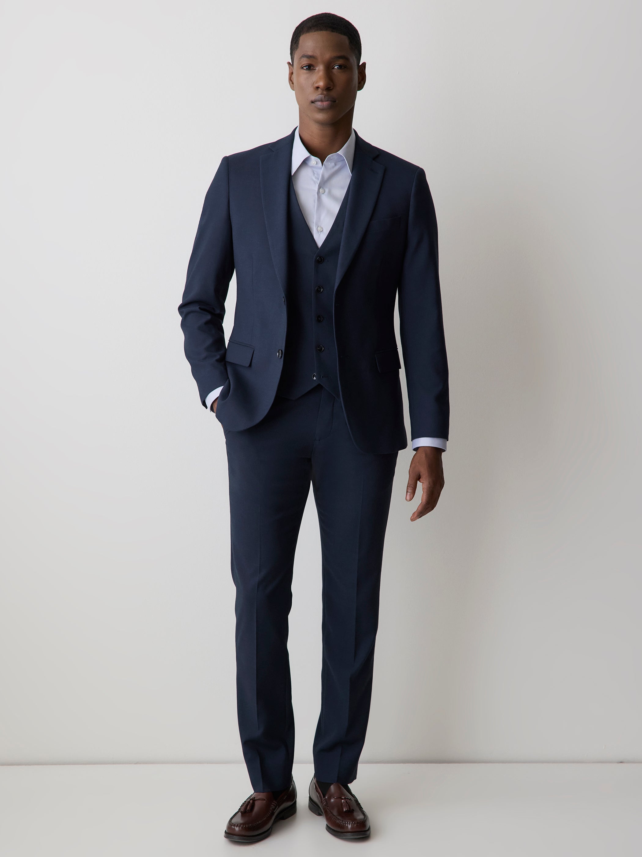 RW&CO Essential Navy Suit Vest
