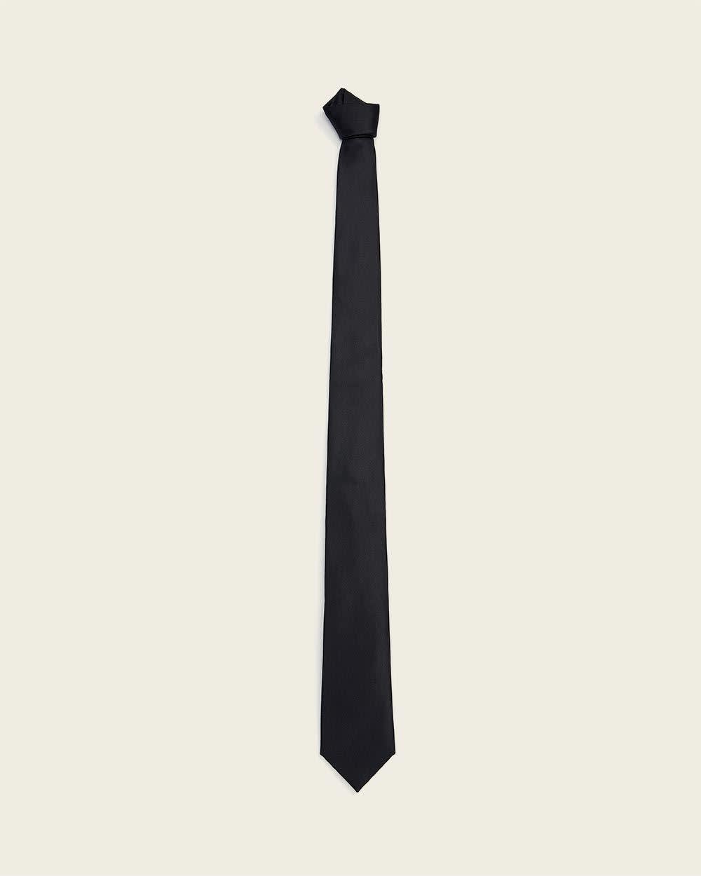RW&CO Skinny Dark Solid Tie