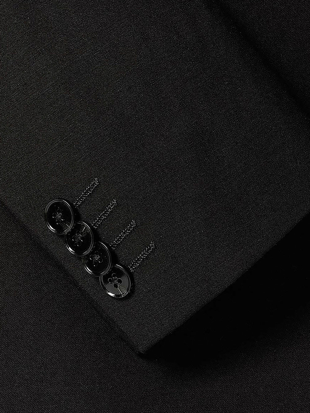 RW&CO Regular Fit Essential Black Blazer