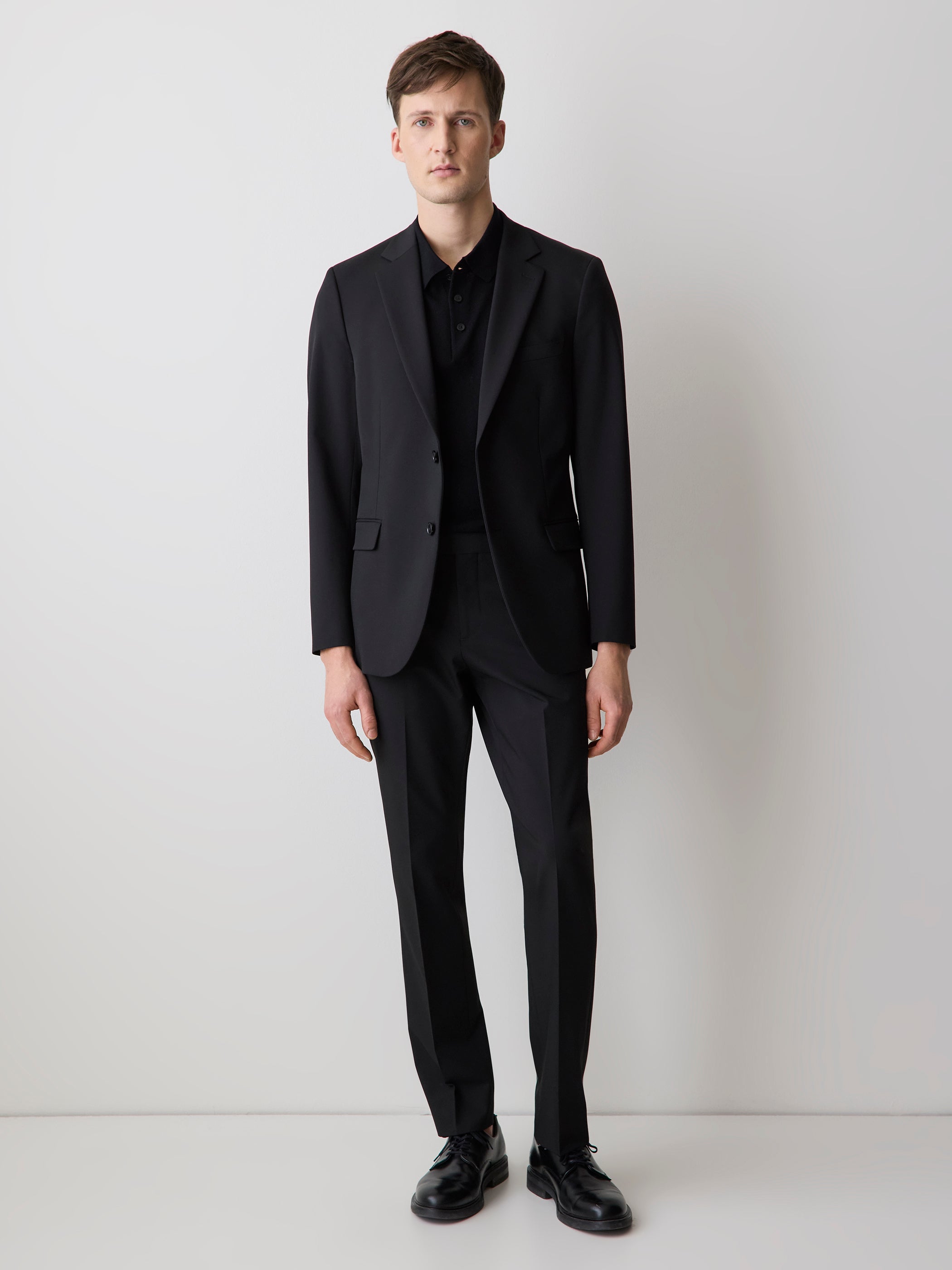 RW&CO Black Slim Fit E-Tech Blazer