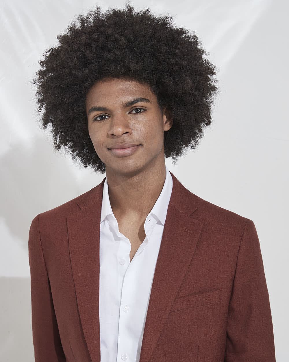 RW&CO Slim Fit Stretch Linen Blazer