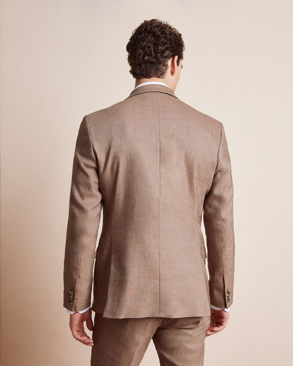 RW&CO Slim Fit Stretch Linen Blazer