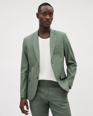 RW&CO Slim Fit Stretch Linen Blazer