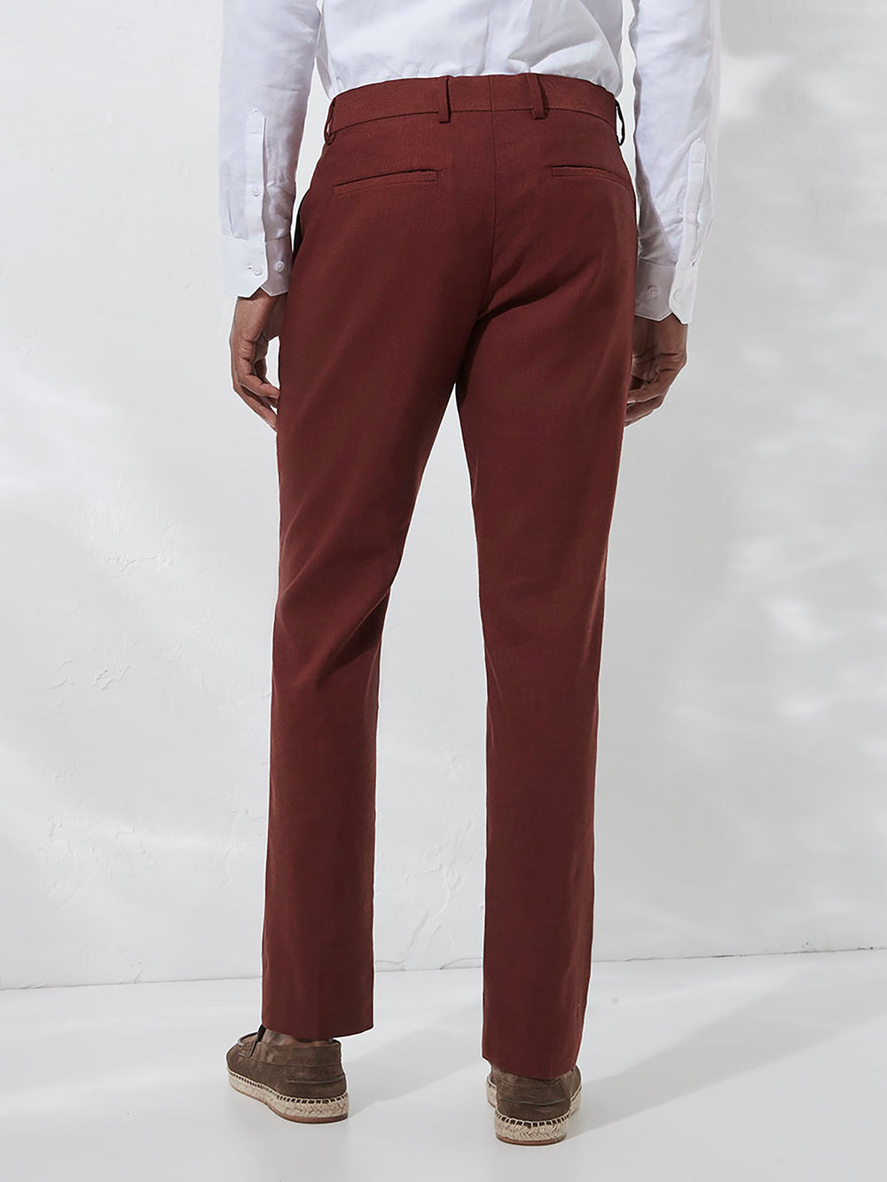 RW&CO Slim Fit Stretch Linen Suit Pant