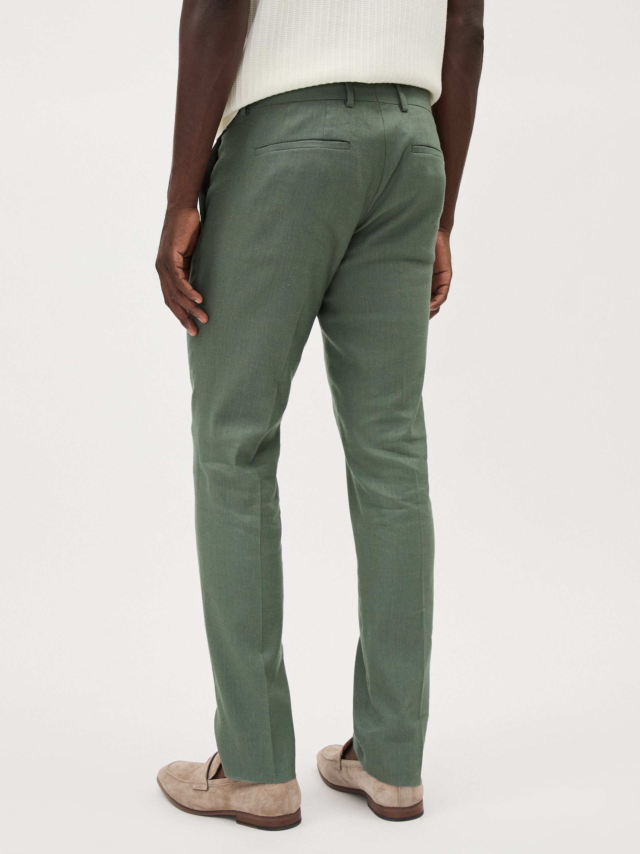 RW&CO Slim Fit Stretch Linen Suit Pant