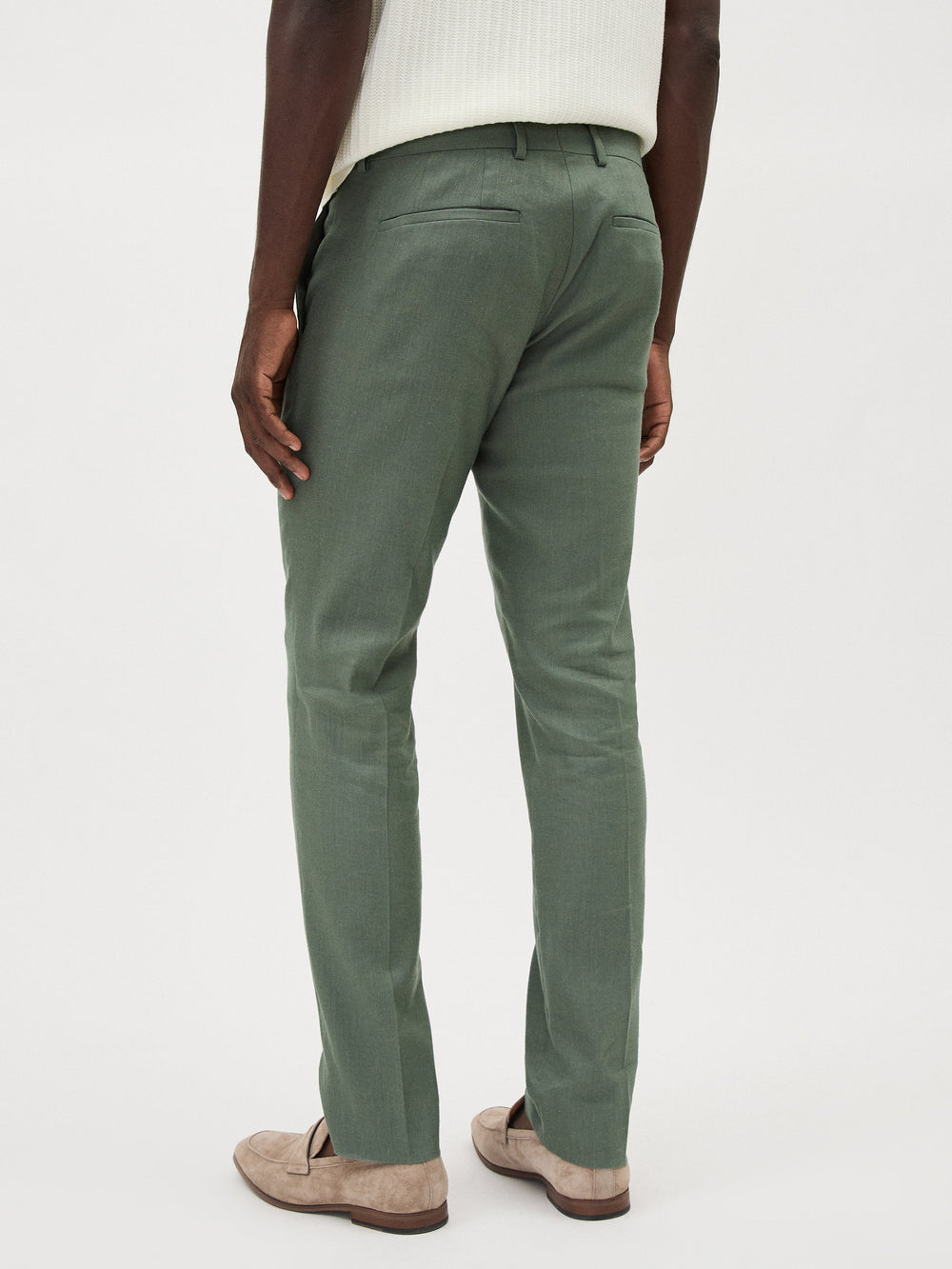 RW&CO Slim Fit Stretch Linen Suit Pant
