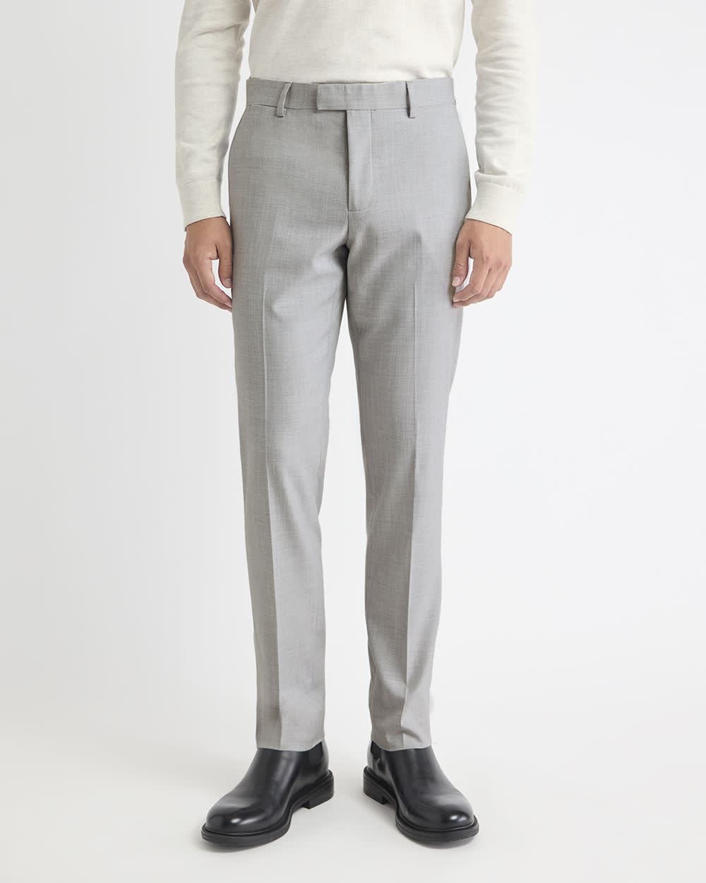 RW&CO Essential Slim  Fit Light Grey Suit Pant