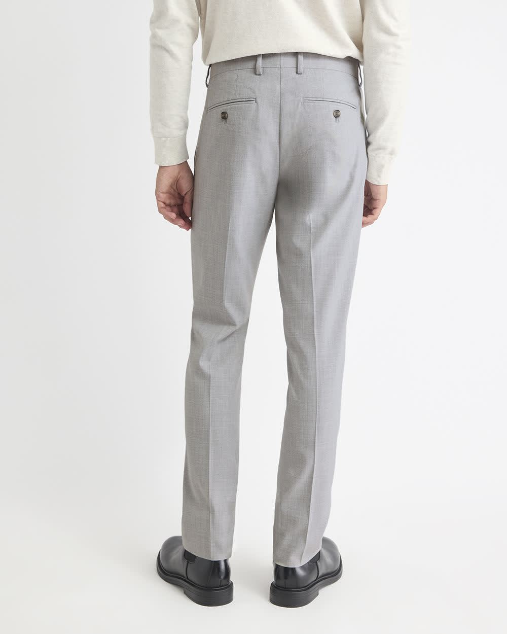 RW&CO Essential Slim  Fit Light Grey Suit Pant