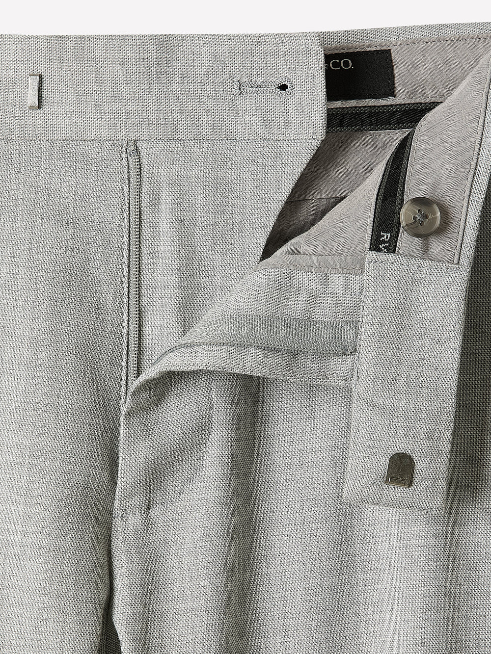 RW&CO Essential Slim  Fit Light Grey Suit Pant