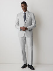 RW&CO Essential Trailored Fit Light Grey Suit Blazer