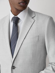 RW&CO Essential Trailored Fit Light Grey Suit Blazer