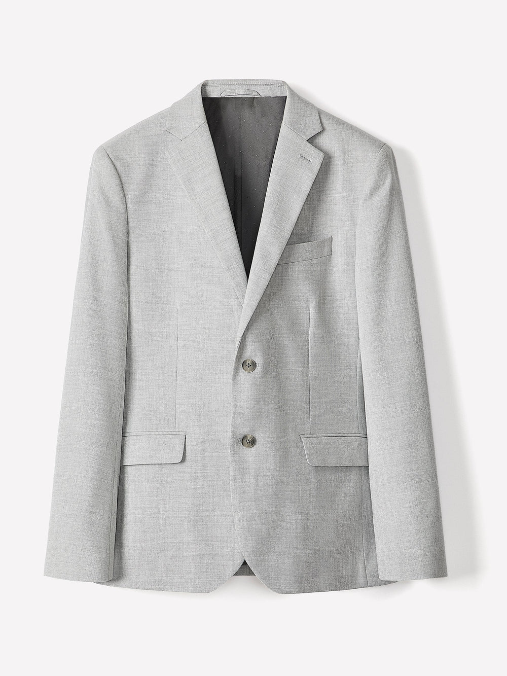 RW&CO Essential Trailored Fit Light Grey Suit Blazer