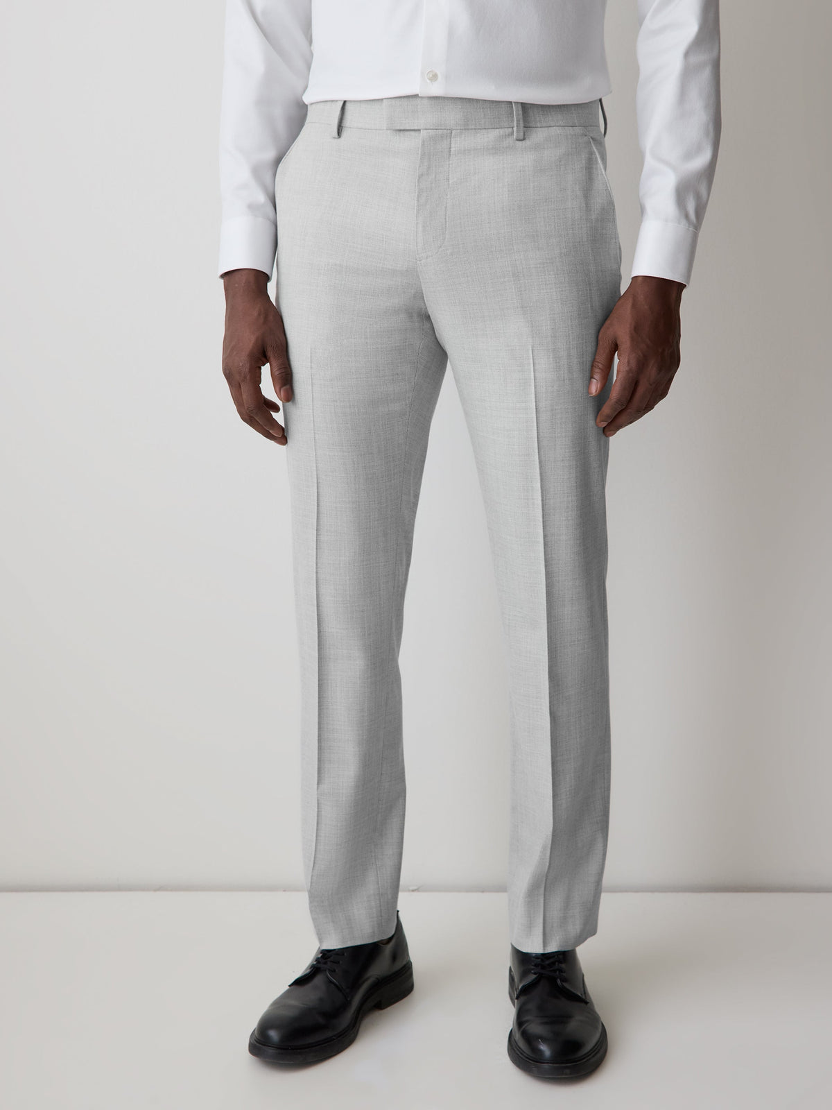 RW&CO Essential Tailored Fit Light Grey Suit Pant