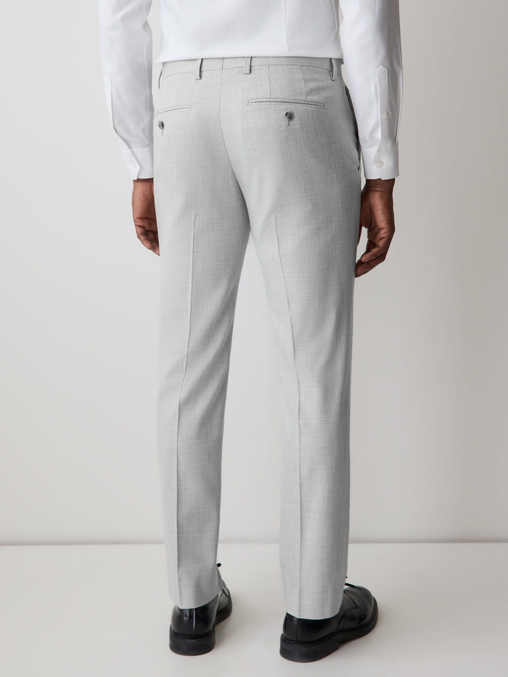 RW&CO Essential Tailored Fit Light Grey Suit Pant