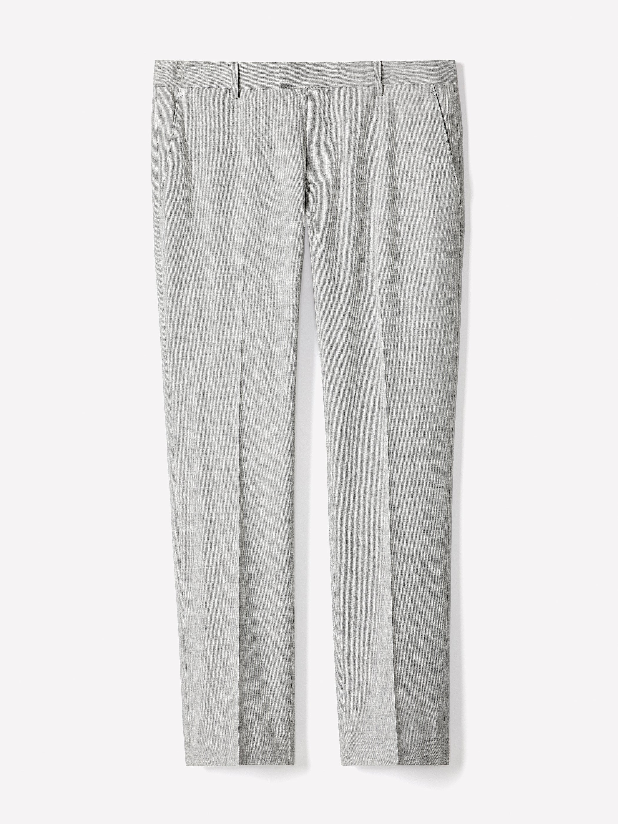 RW&CO Essential Tailored Fit Light Grey Suit Pant