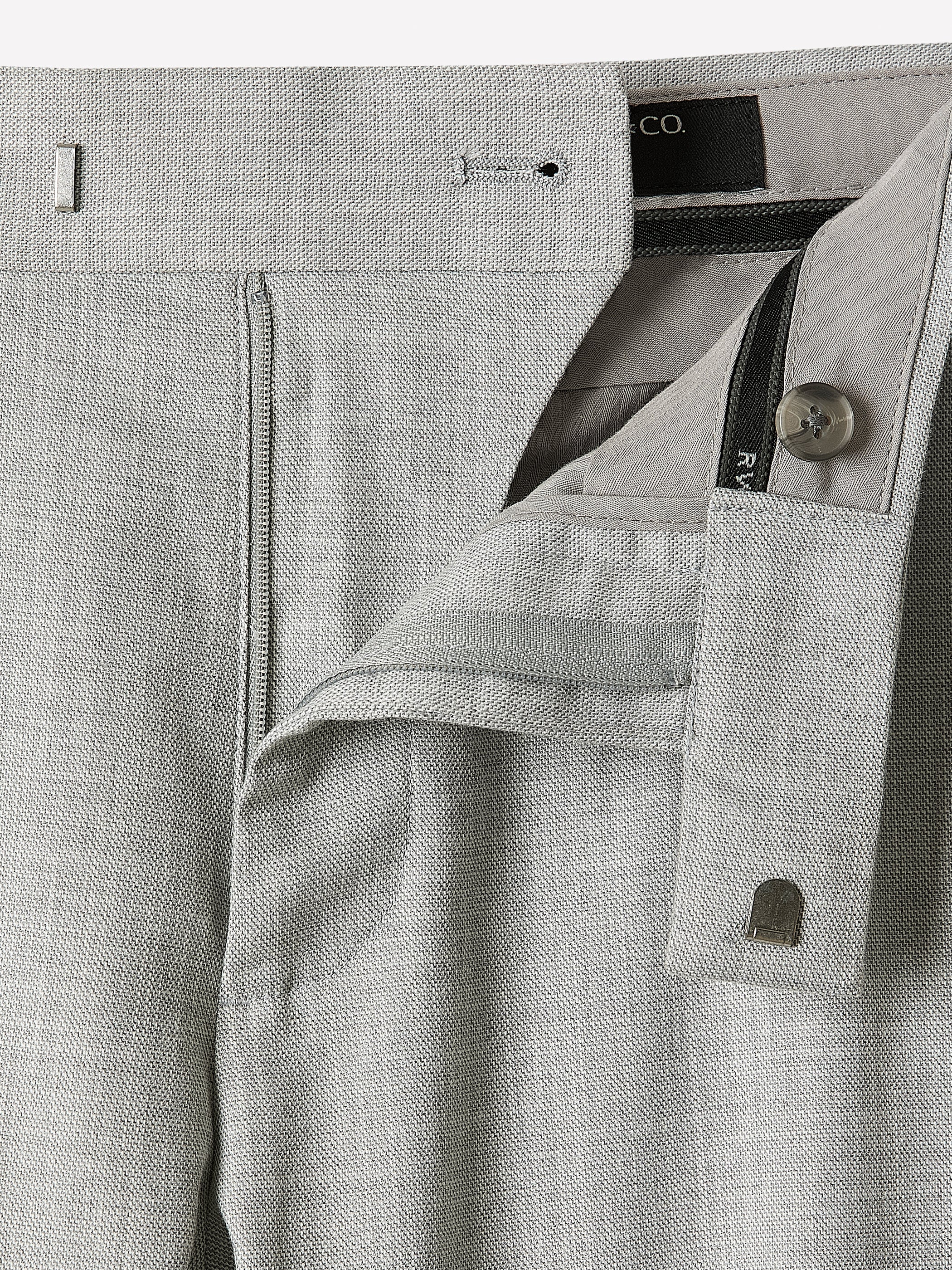 RW&CO Essential Tailored Fit Light Grey Suit Pant