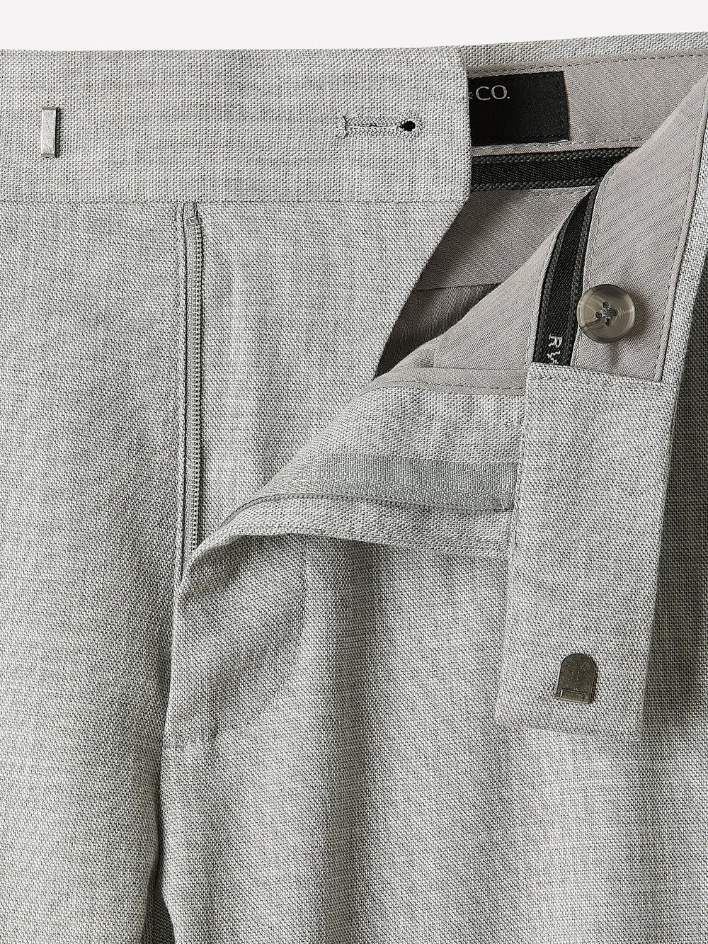RW&CO Essential Tailored Fit Light Grey Suit Pant