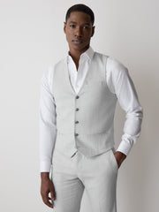 RW&CO Essential Light Grey Suit Vest