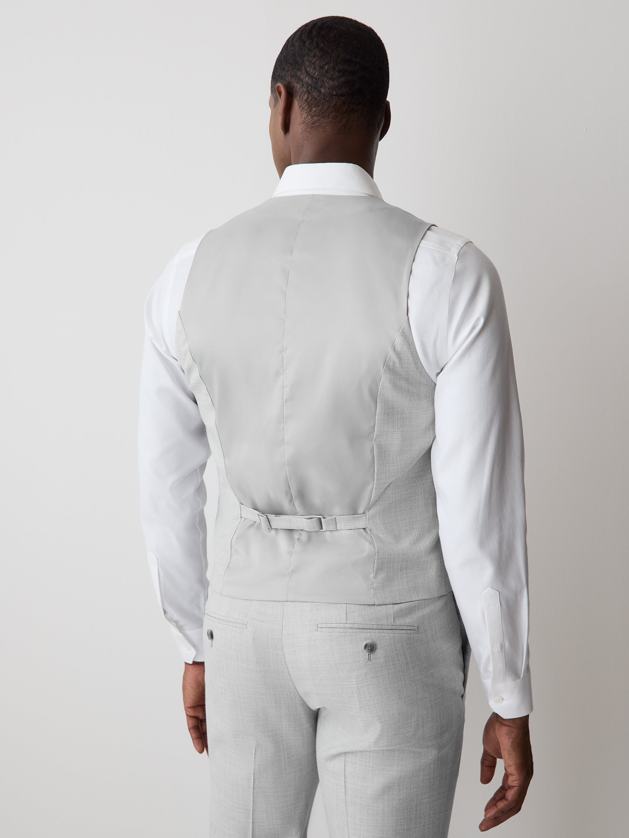 RW&CO Essential Light Grey Suit Vest