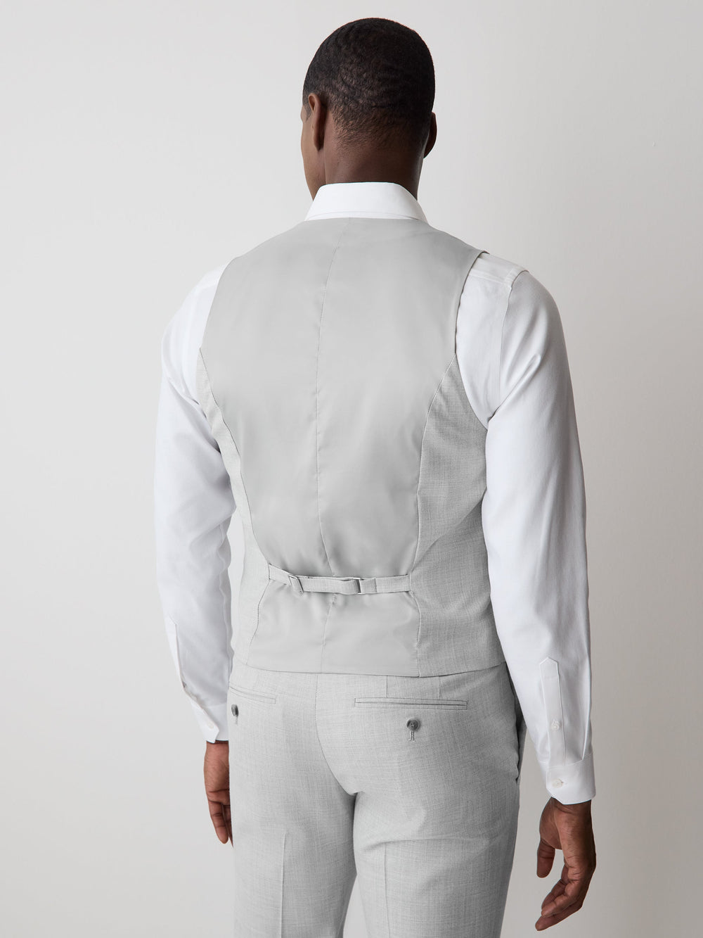 RW&CO Essential Light Grey Suit Vest