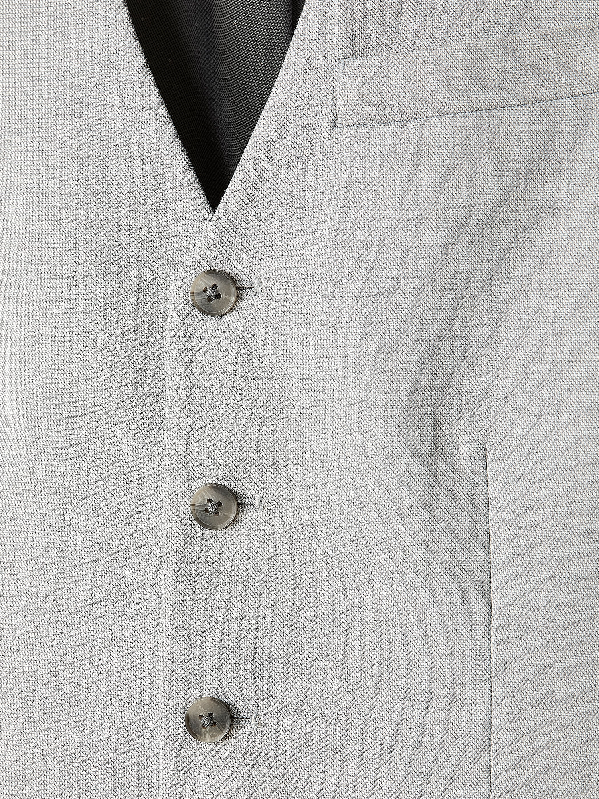RW&CO Essential Light Grey Suit Vest