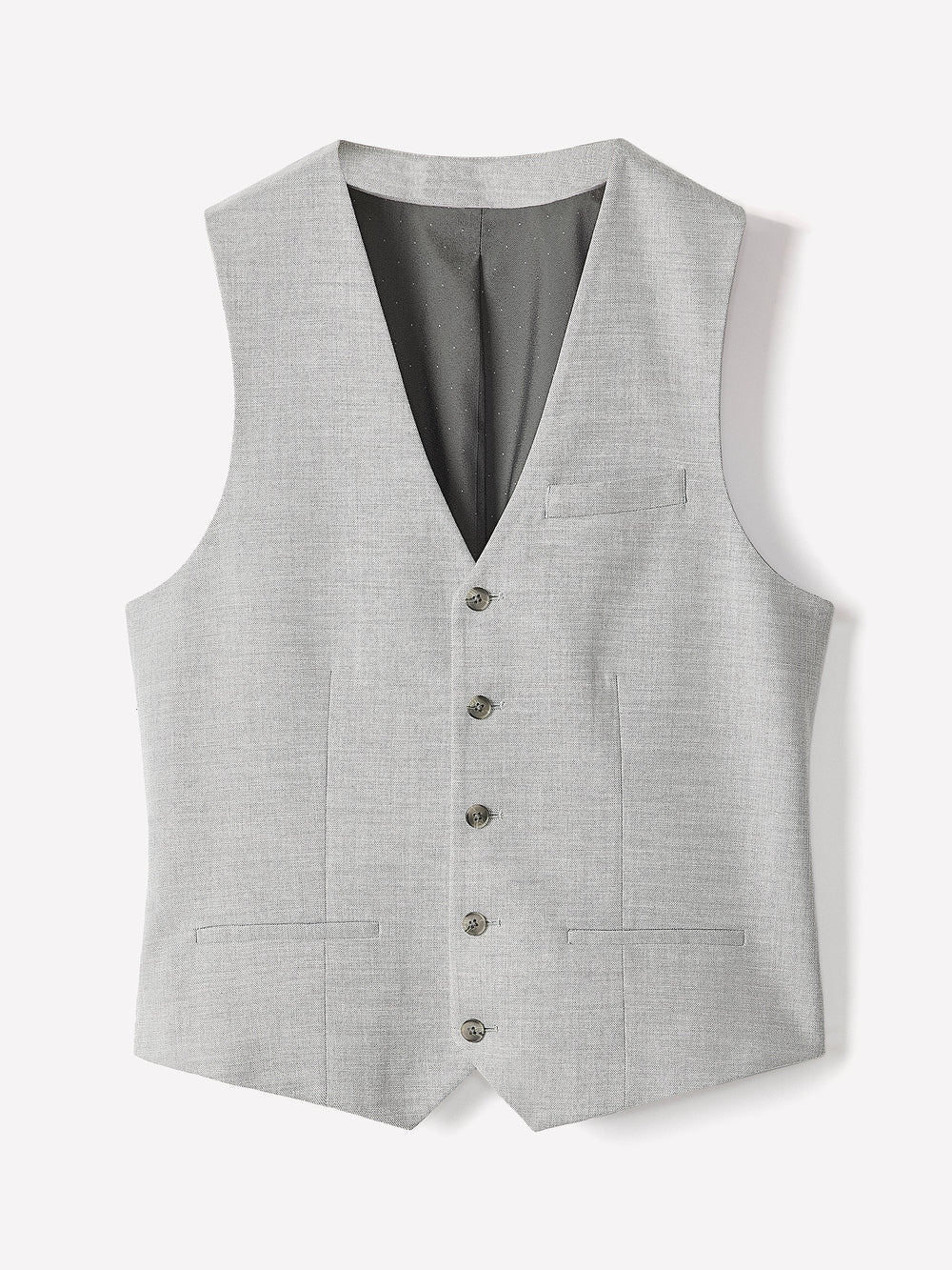 RW&CO Essential Light Grey Suit Vest