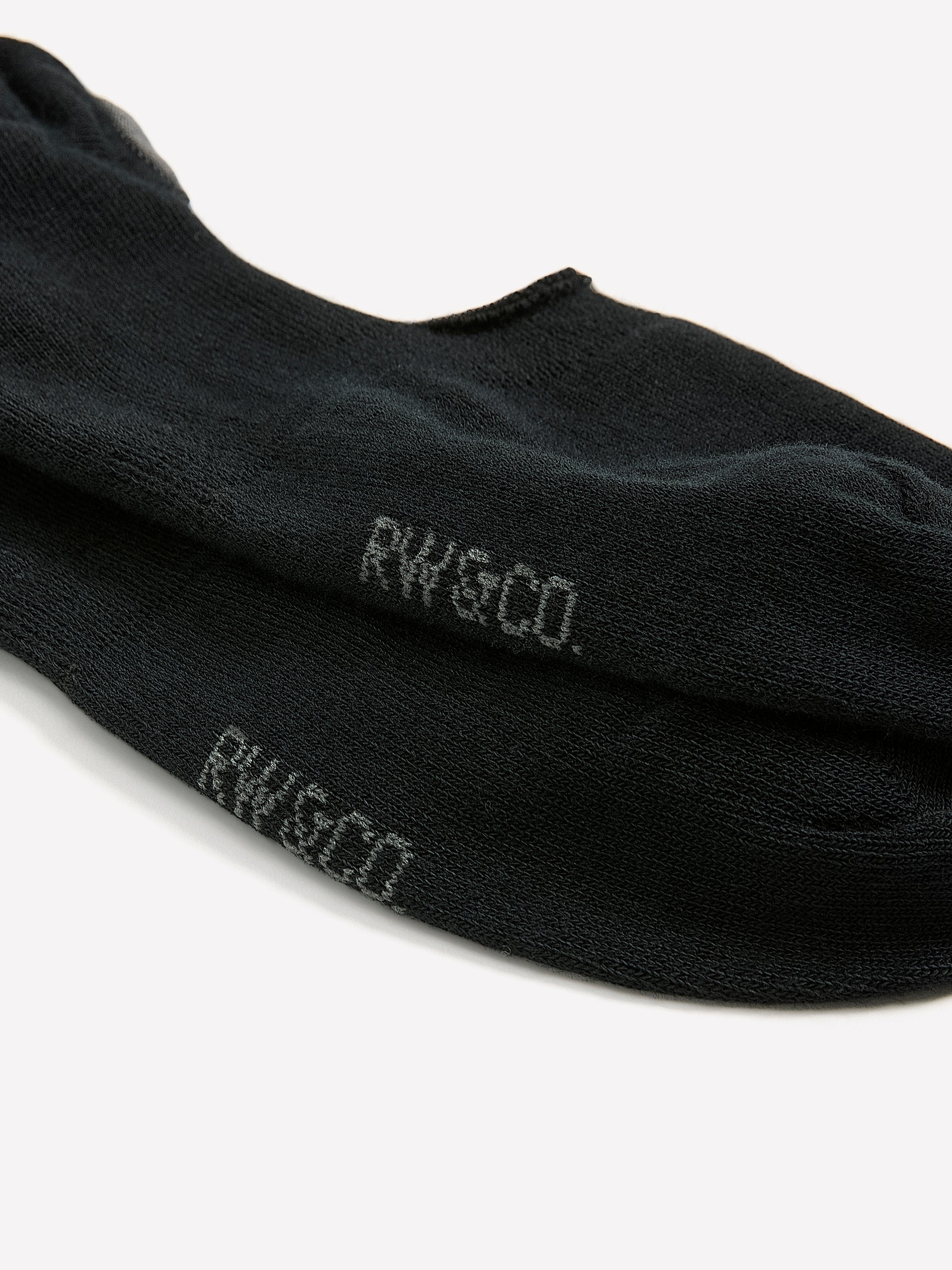 RW&CO Coolmax (R) Black No-Show Socks