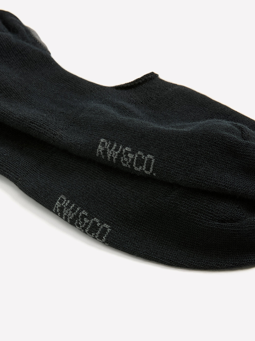 RW&CO Coolmax (R) Black No-Show Socks