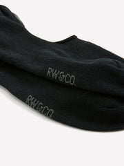RW&CO Coolmax (R) Black No-Show Socks