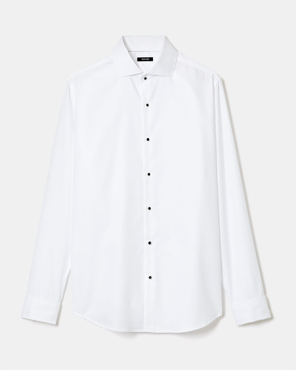 RW&CO White Tuxedo Dress Shirt