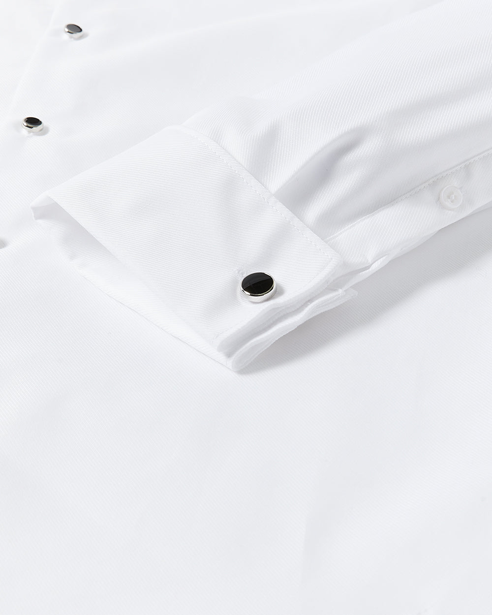 RW&CO White Tuxedo Dress Shirt