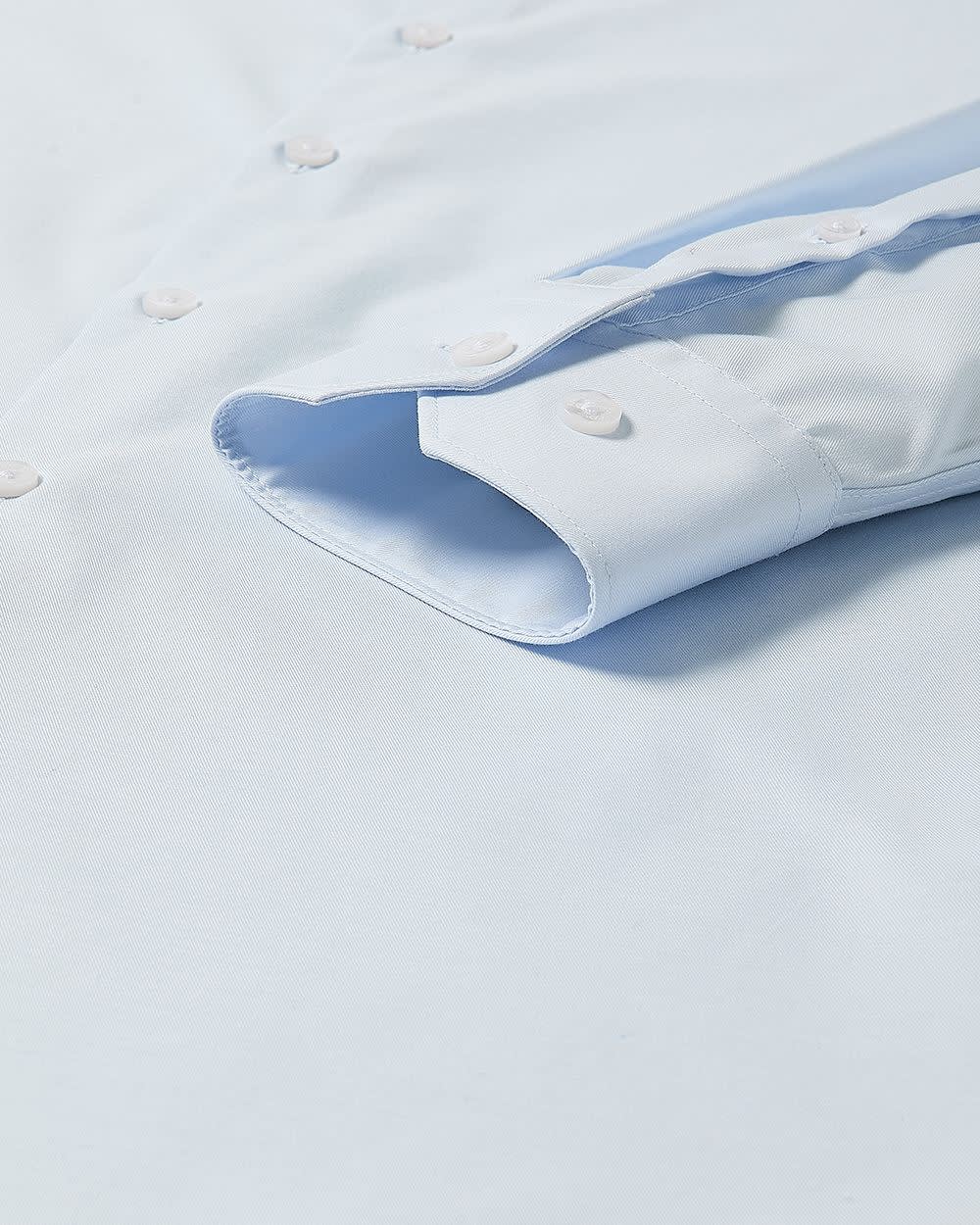 RW&CO Slim Fit Solid Sateen Dress Shirt