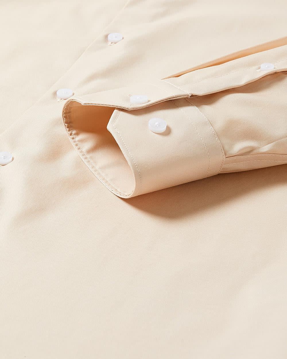 RW&CO Slim Fit Solid Sateen Dress Shirt