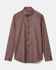 RW&CO Slim Fit Solid Sateen Dress Shirt