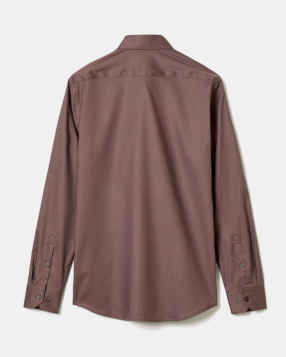 RW&CO Slim Fit Solid Sateen Dress Shirt