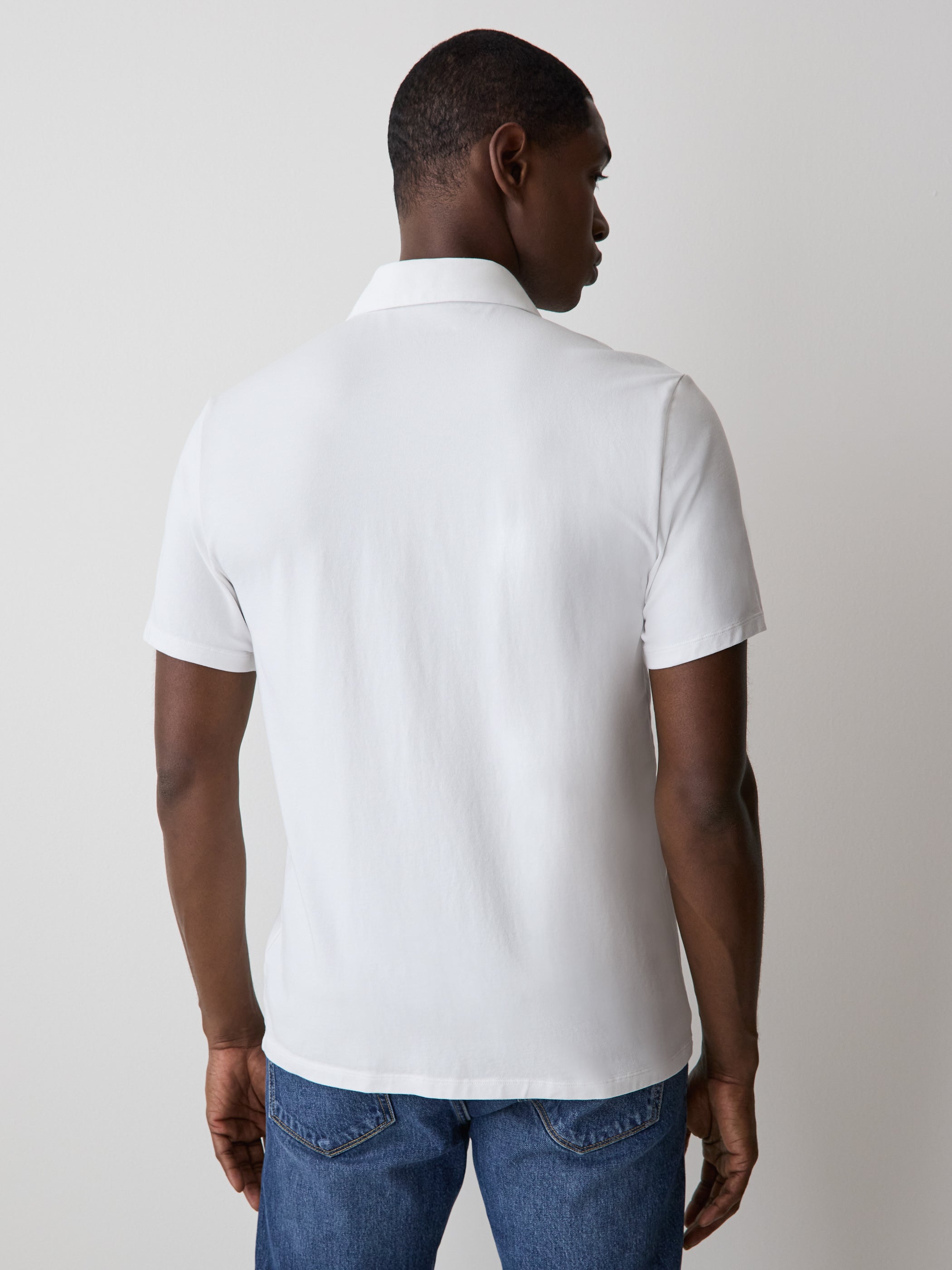 RW&CO Short-Sleeve Supima (R) Cotton Jersey Polo
