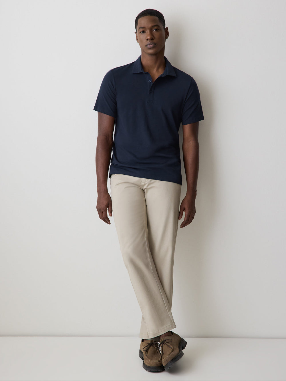 RW&CO Short-Sleeve Supima (R) Cotton Jersey Polo
