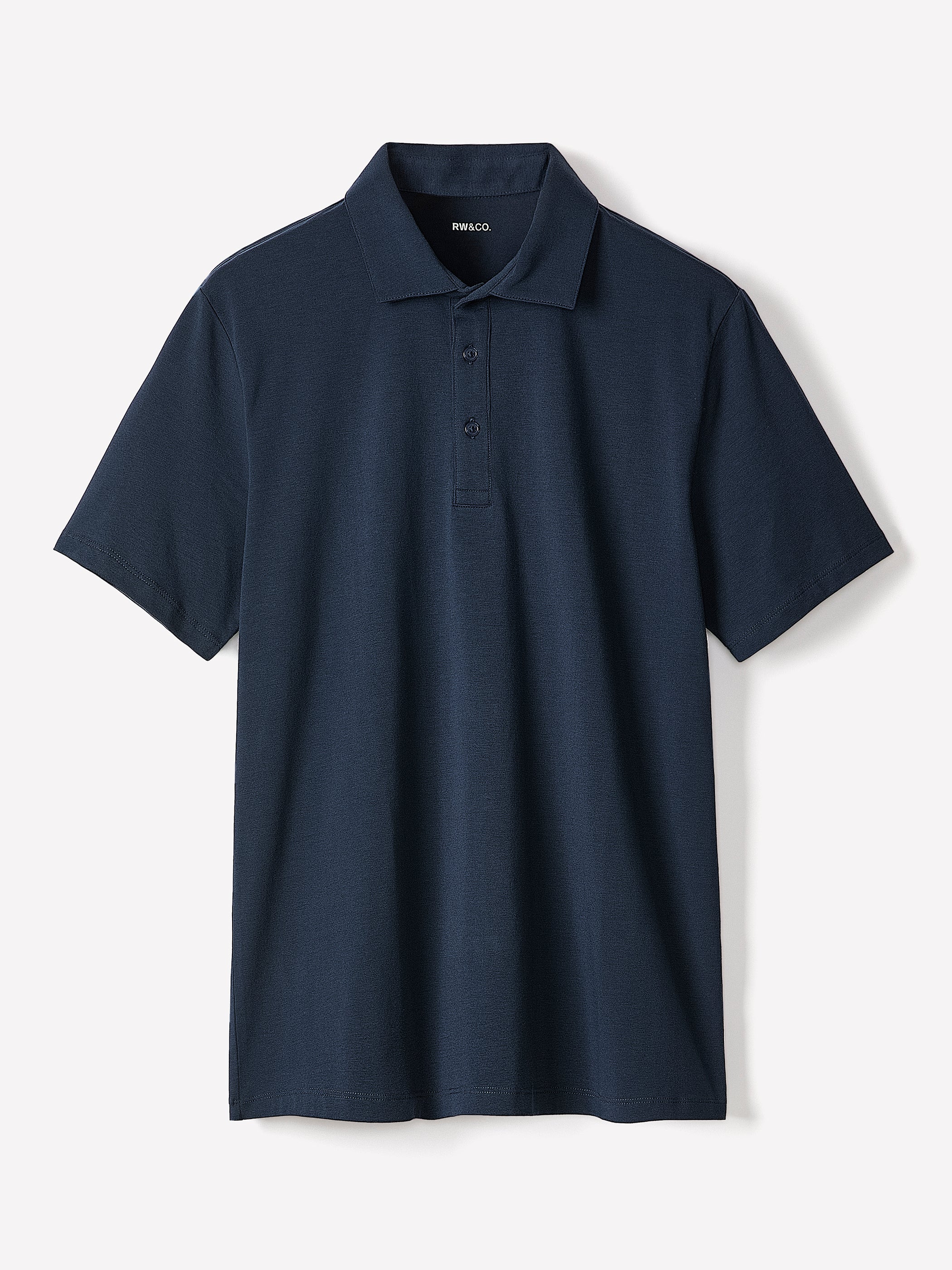 RW&CO Short-Sleeve Supima (R) Cotton Jersey Polo