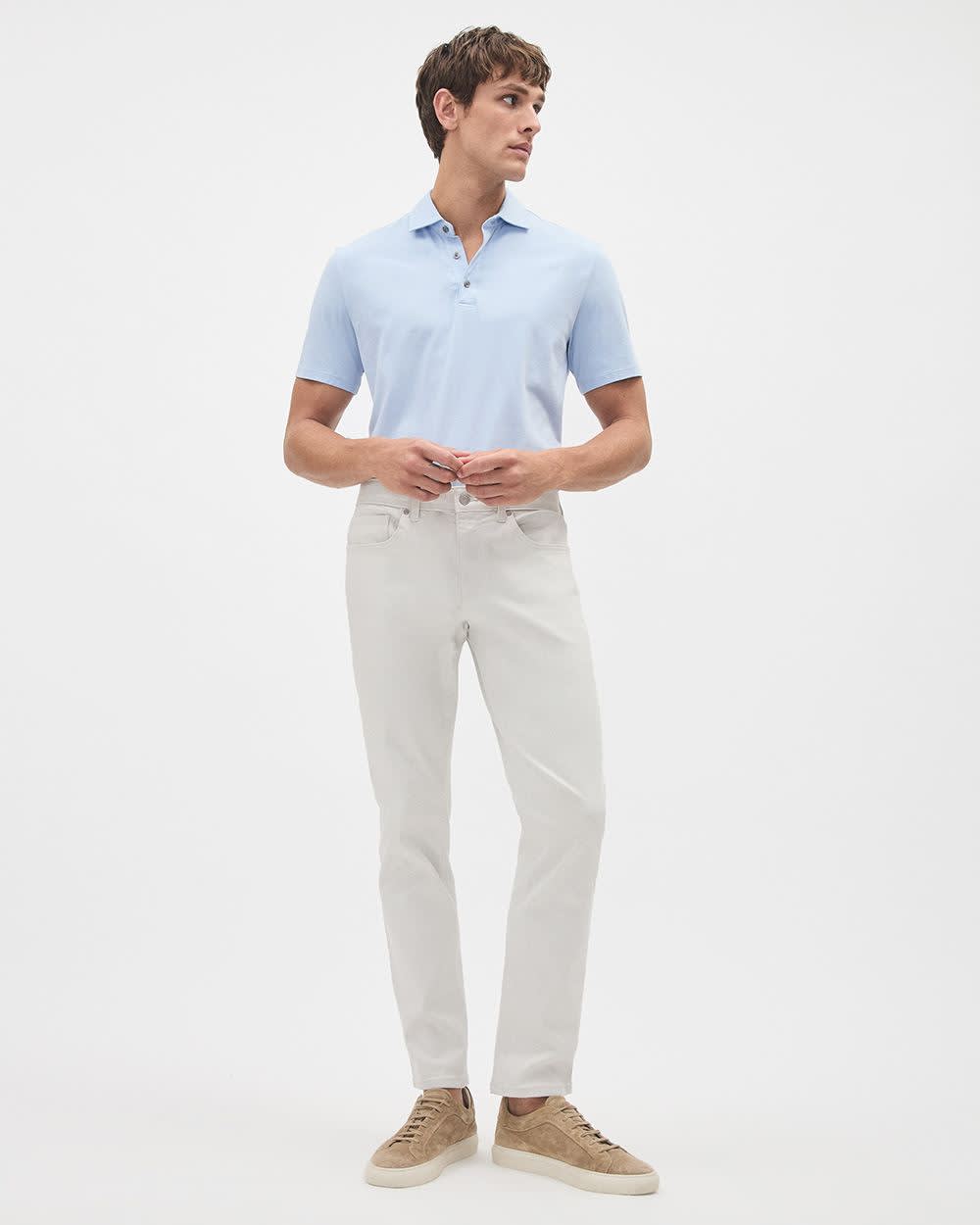 RW&CO Short-Sleeve Supima (R) Cotton Jersey Polo