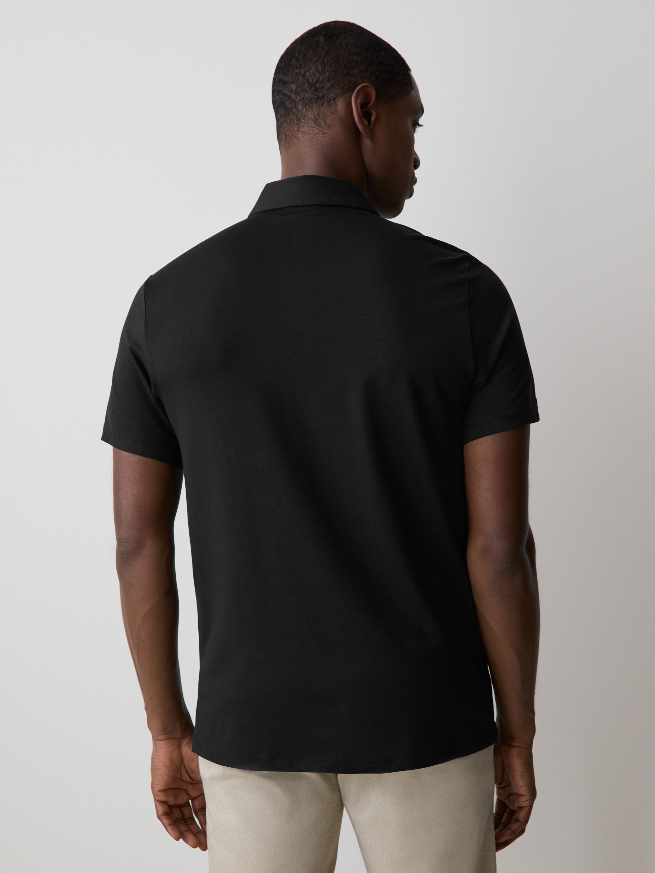 RW&CO Short-Sleeve Supima (R) Cotton Jersey Polo