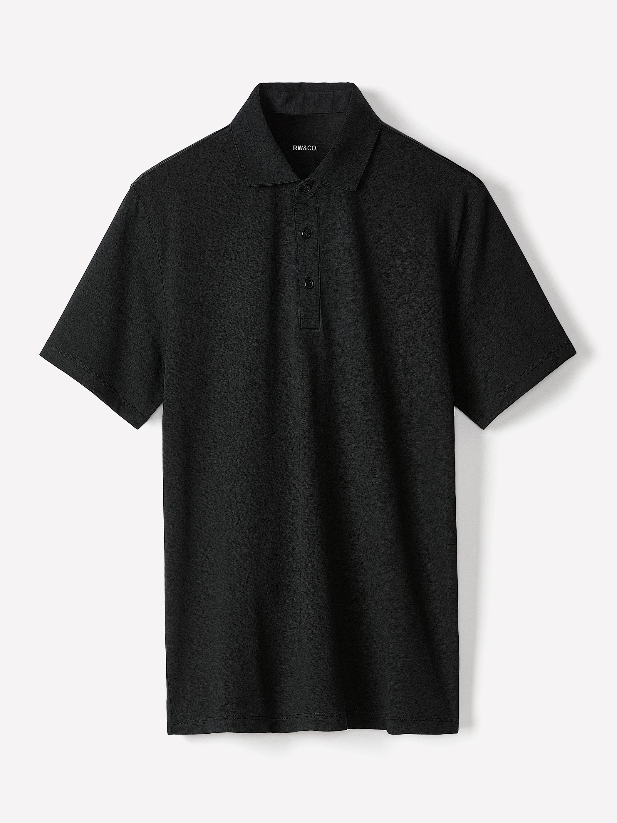 RW&CO Short-Sleeve Supima (R) Cotton Jersey Polo