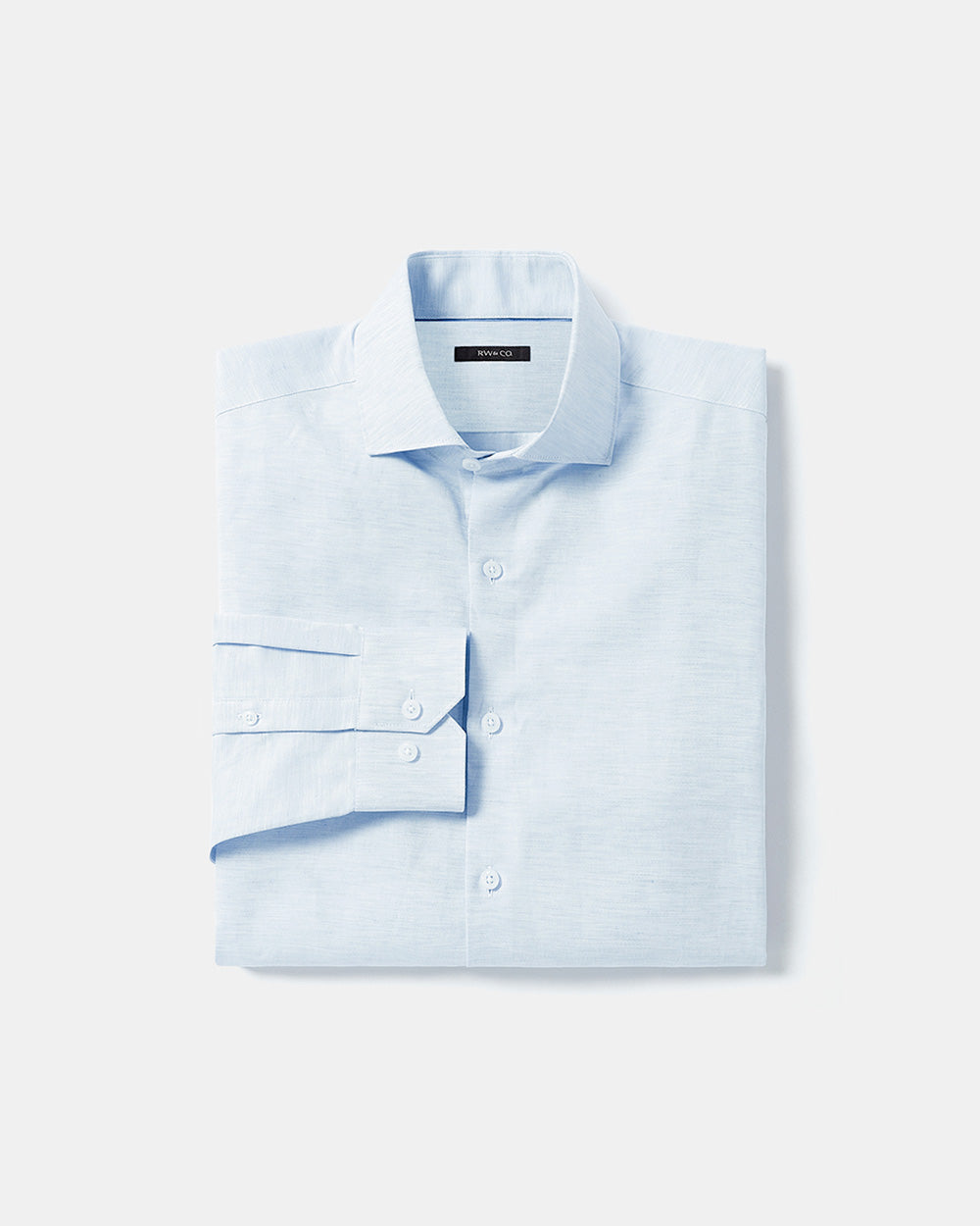 RW&CO Tailored-Fit Linen Dress Shirt