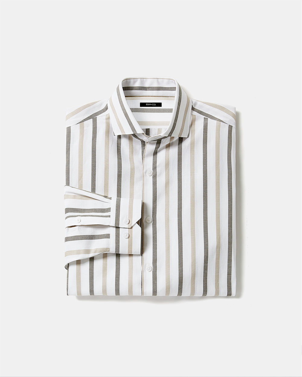 RW&CO Tailored-Fit Linen Dress Shirt