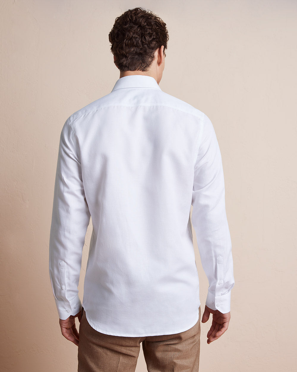RW&CO Tailored-Fit Linen Dress Shirt