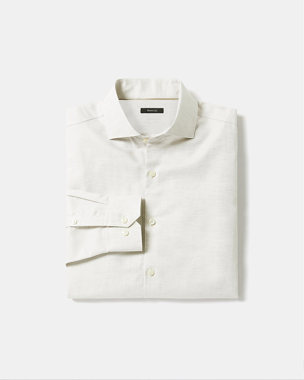 RW&CO Tailored-Fit Linen Dress Shirt