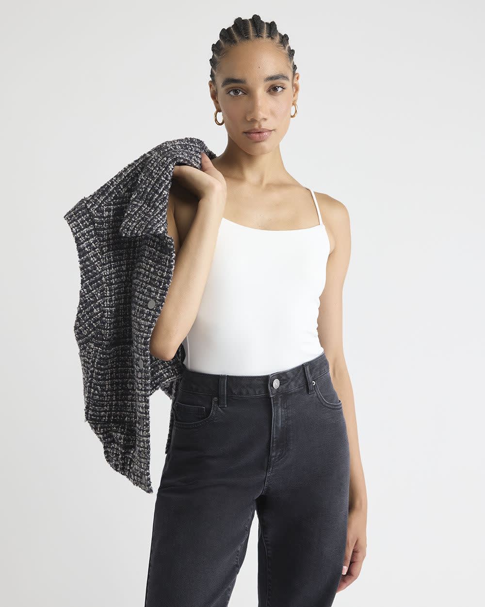 RW&CO Nylon Scoop-Neck Cami