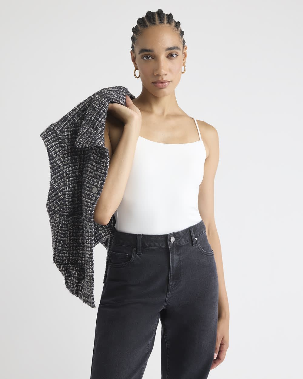 RW&CO Nylon Scoop-Neck Cami