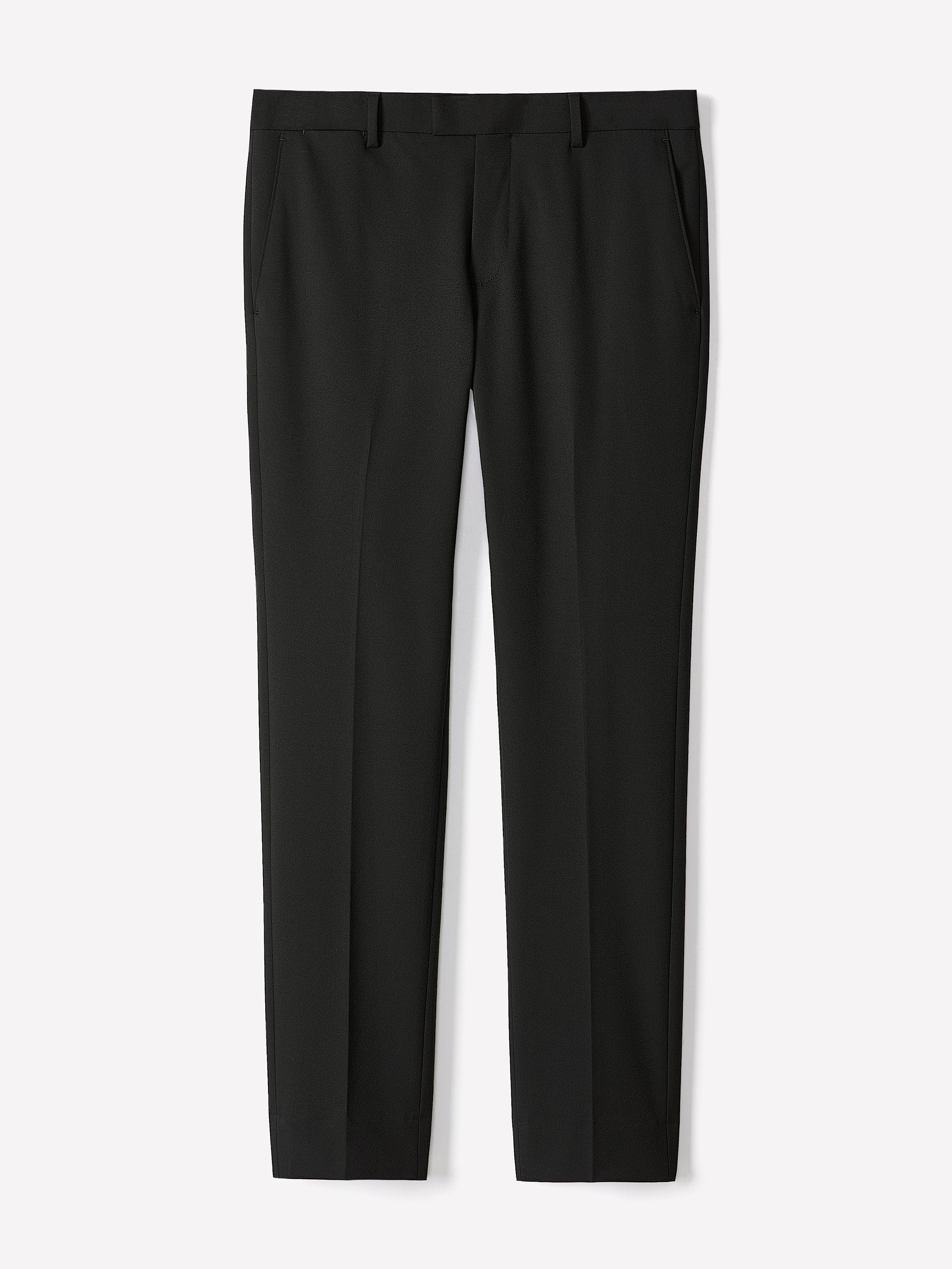 RW&CO Black Slim Fit E-Tech Suit Pant