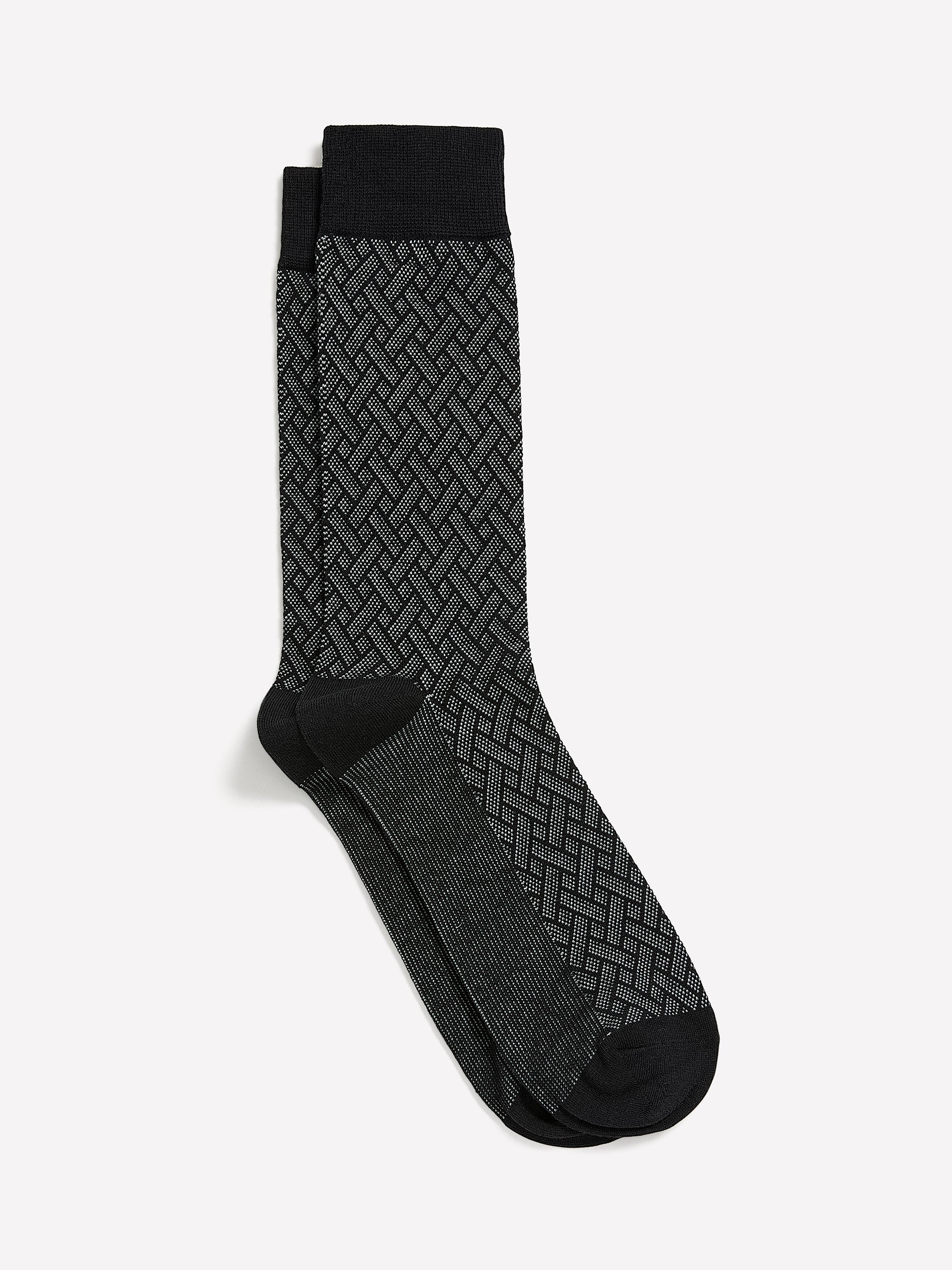 RW&CO Dress Socks with Geometric Pattern