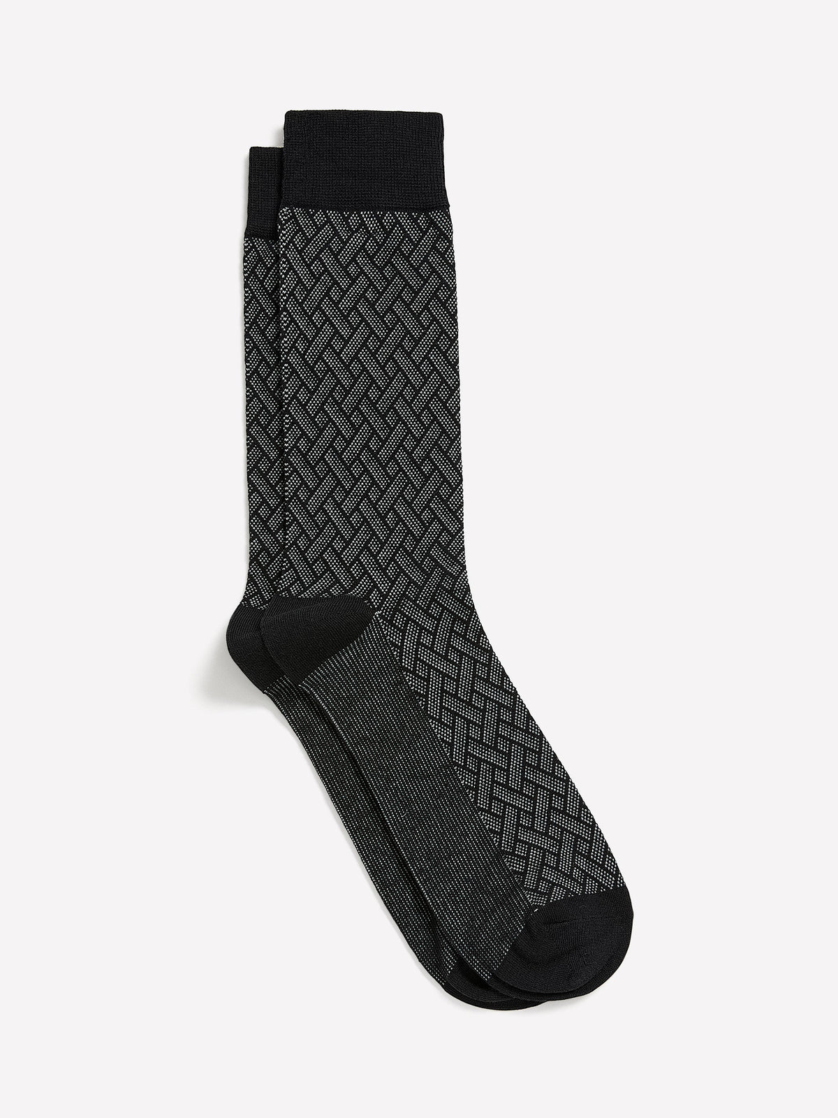 RW&CO Dress Socks with Geometric Pattern